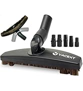 Horsehair Hardfloor Attachment for Wood and Tile Floors plus Vacuum Hose Adapter Compatible with ...