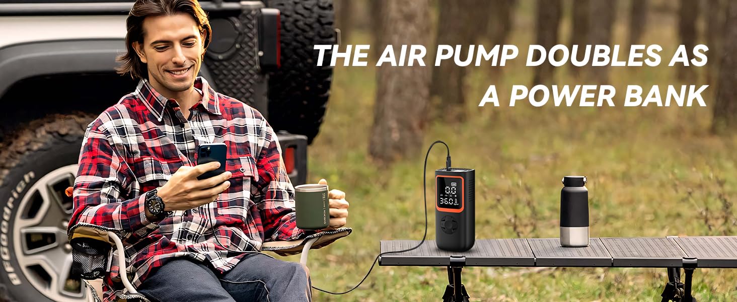 ball pump gifts for men who have everything tire inflator portable air compressor