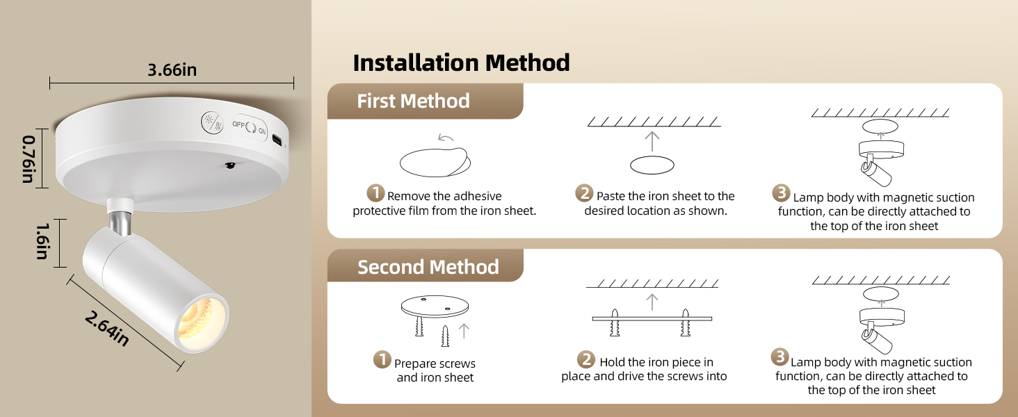 Battery Powered Spot lights