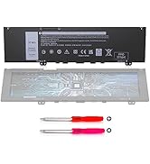 F62G0 Battery 11.4V 38Wh 39DY5 F62GO Laptop Replacement for Dell Inspiron 13 7000 7373 7370 7386 ...