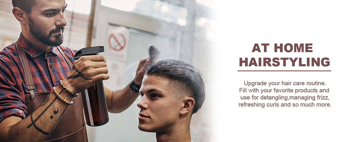 SPRAY BOTTLE FOR HAIRSTYLING