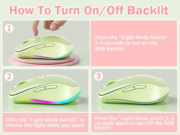 light up mouse