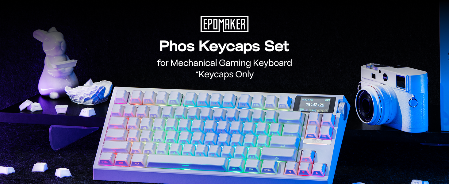 EPOMAKER Phos Keycaps Set