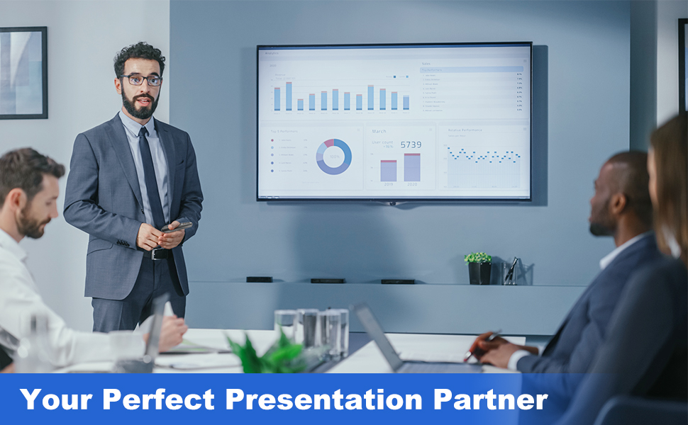 Power Digital Display Wireless Presenter Remote