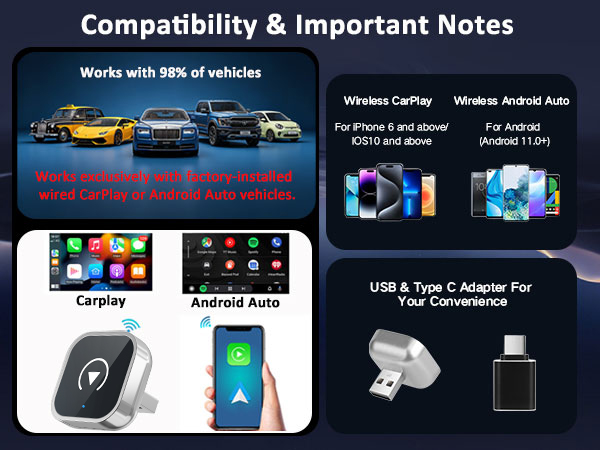 bluetooth apple carplay adapter