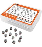 Yetaida 130pcs 13 Values Inductor Kit 2.2UH-680UH, SMD Power Inductor Assortment Kit, CD54 Wire W...