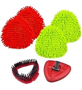 Mop Head Replacements Compatible with OCedar EasyWring 1 Tank (2Red+2Green)