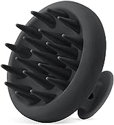 HEETA Silicone Hair Scalp Massager Shampoo Brush, Scalp Scrubber with Ultra-Soft Bristles, Integr...