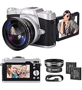 Digital Camera with 3'' Flip Screen 16X Digital Zoom Compact Point and Shoot Camera for Kids, Beg...