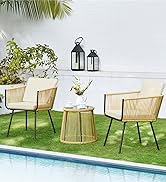 3-Piece Outdoor Patio Bistro Set