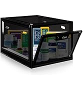 Medicine Lock Box, Office Lockable Storage Cabinet for Medication/Fridge Food/Electronics Safe, P...