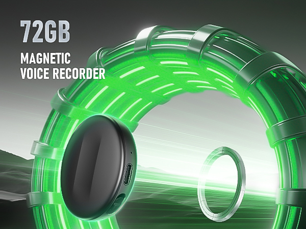 Magnetic Voice Activated Recorder