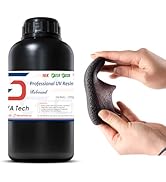 Siraya Tech Tenacious Rebound Black - Ultra-Fast Rebound 3D Printing Resin, 55A Shore Hardness, D...