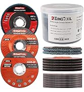 KingTool 27pcs Angle Grinder Wheel Set, Grinder Disc Set Includes 20pcs Cutting Wheel, 5pcs Grind...