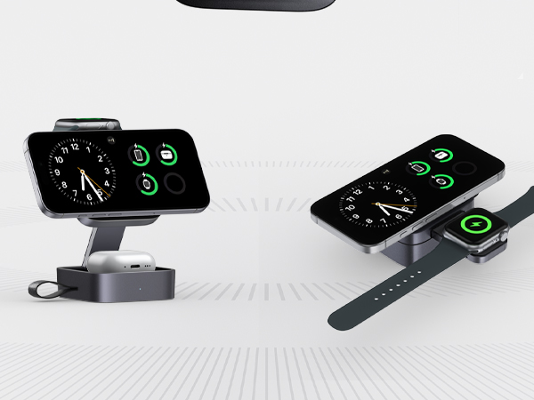 foldable 3 in 1 wireless charging station