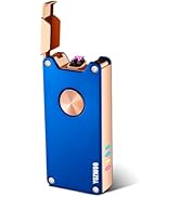 YOZWOO Plasma Lighter Rechargeable USB Electric Lighter Dual Arc Lighter Windproof Flameless Elec...