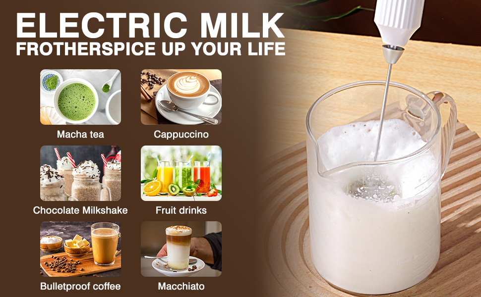 rechargeable frother