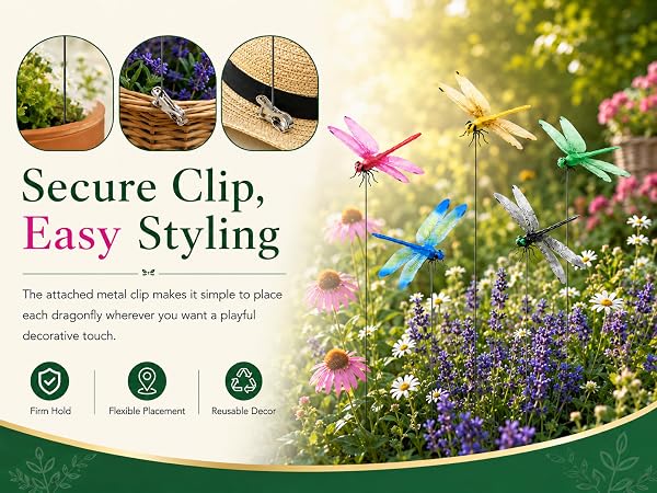 Fun Dragon Fly Clips