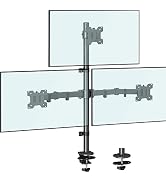 MOUNTUP Triple Monitor Stand, Height Adjustable Monitor Desk Mount Fit for 17 to 32 Inch Computer...