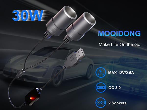 usb to cigarette lighter adapter