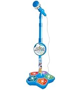 Kids Microphone Adjustable Standing Microphone for Kids Toddler Microphone with Stand Toy Microph...