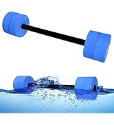 Hikeen Aquatic Exercise Dumbbells Water Dumbbell Pool Resistance Aquatic Fitness Barbells With 4 ...