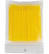 100Pcs Disposable Up Paint Micro Brush Applicator Sticks, Car Touch Up Paint Brush Tips, Detailin...