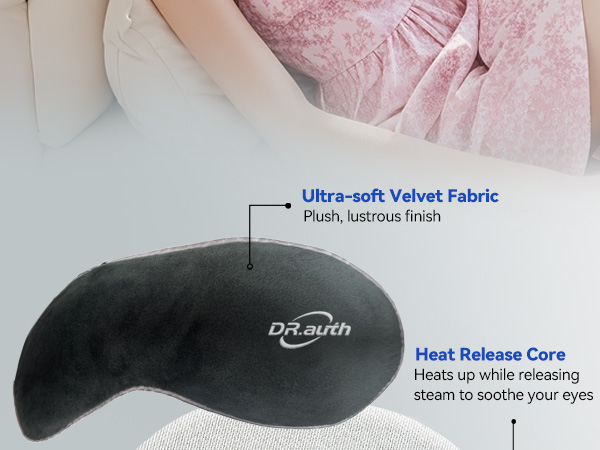 Ultra-soft Velvet Fabric Plush, lustrous finish DR.auth Heat Release Core Heats up