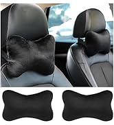 YGDMD 2PCS Car Headrest Pillow,Soft &amp; Comfortable Car Neck Pillow for Driving Fatigue Relieve,All...