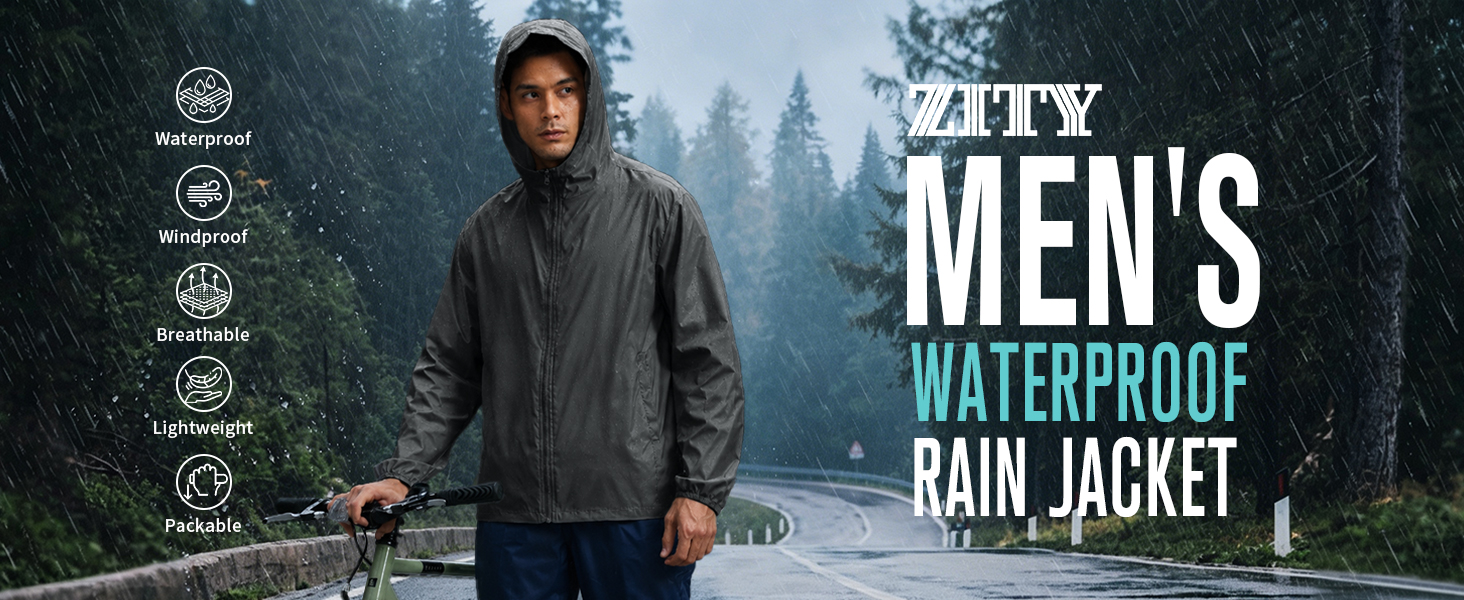 mens raincoat