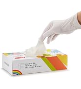 Kids Nitrile Gloves Disposable Gloves kid for 4-10 Years - Latex and Powder Free - for Food Prepa...