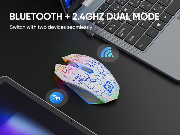 Bluetooth Mouse Wireless Gaming Mouse