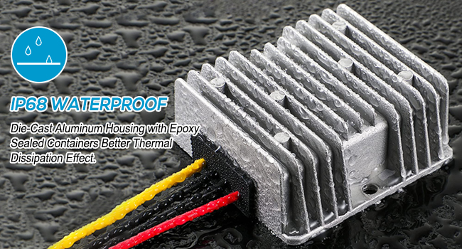 12V to 48V Boost Converter, 288W 6A Step Up Converter for Golf Carts, Club Car, Solar System, RV