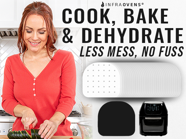 parchment sheets for air fryer trays and racks protecting while cooking baking dehydrating