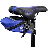 SunHalo Gear Bike Seat Bag - Bicycle Saddle Bag Under Seat Cycling Accessories Storage Pouch Wedg...