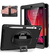 BATYUE iPad Case for 7th/8th/9th Gen 2019/2020/2021: Professional Shockproof 10.2" Cover with Scr...