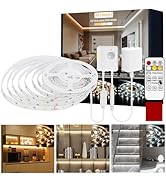 Motion Activated LED Strip Lights,16.4Ft Ultra Brighter 150 LED Motion Sensor Light Strip with Ti...