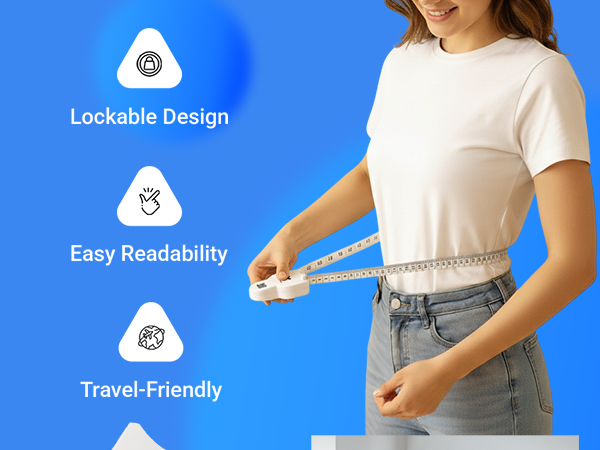 Body Ribbon 80-Inch Automatic Retractable Measuring Tape