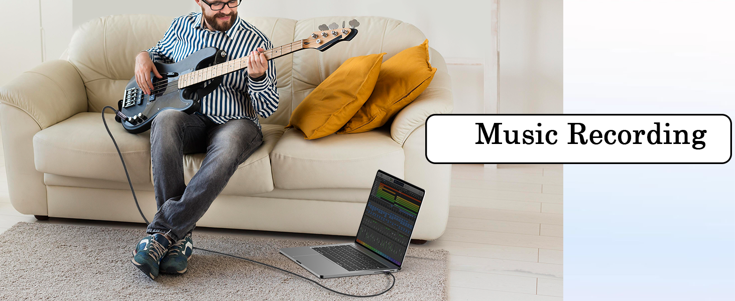 guitar recording adapter