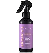 Lanvier Argan Oil Heat Protectant for Hair (6.8 Fl Oz/200ml), Hair Thermal Protector up to 450F f...