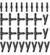 Fkewp 30 PCS Windshield Wiper Hose Connectors, I-Type Y-Type T-Type Car Windscreen Water Washer P...