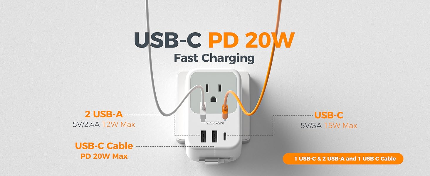 Multi Plug Outlet Extender