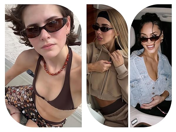 small oval sunglasses