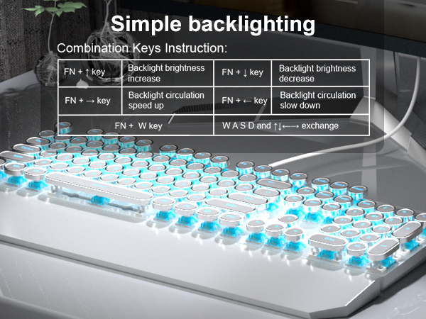 Punk Gaming Keyboard