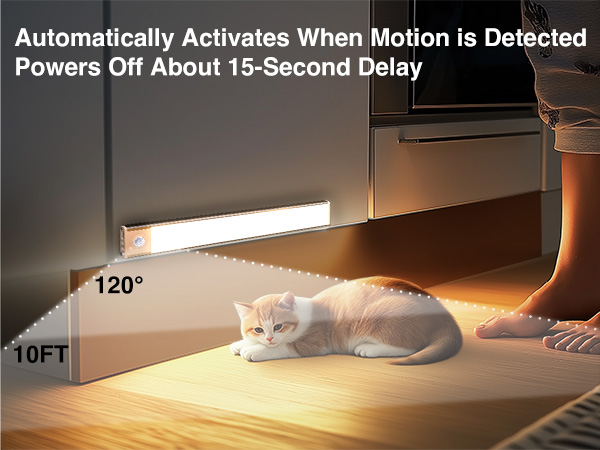 Automatically Motion Activated Under Cabinet Lights