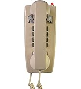 Old Style Retro Wall Phone with Handset Volume Control Landline Corded Telephone Waterproof and M...