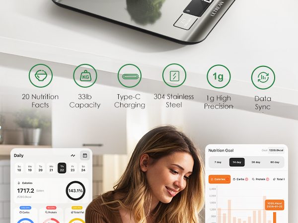 Smart Food Kitchen Scale