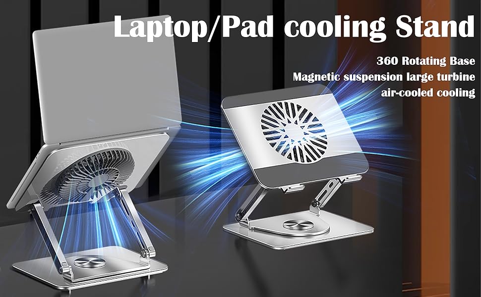 360 rotating laptop stand