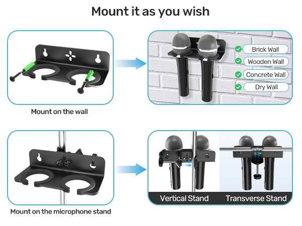 mount it as you wish, wall/stand