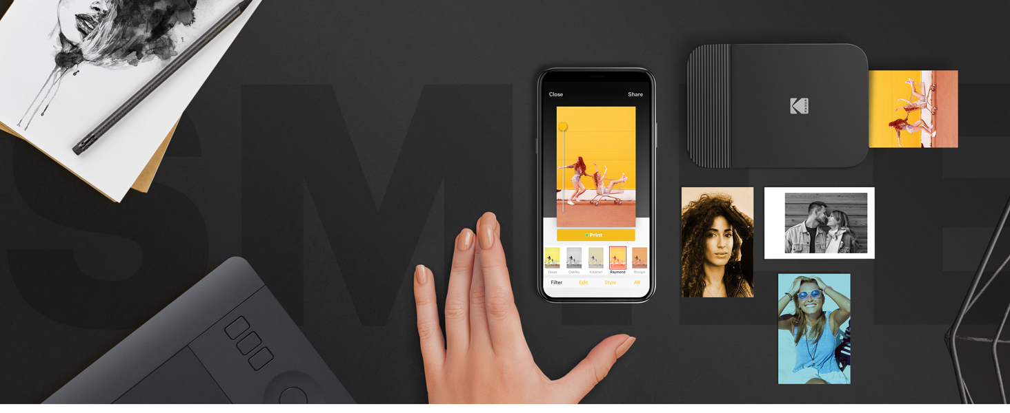 Kodak Smile Printer smartphone app